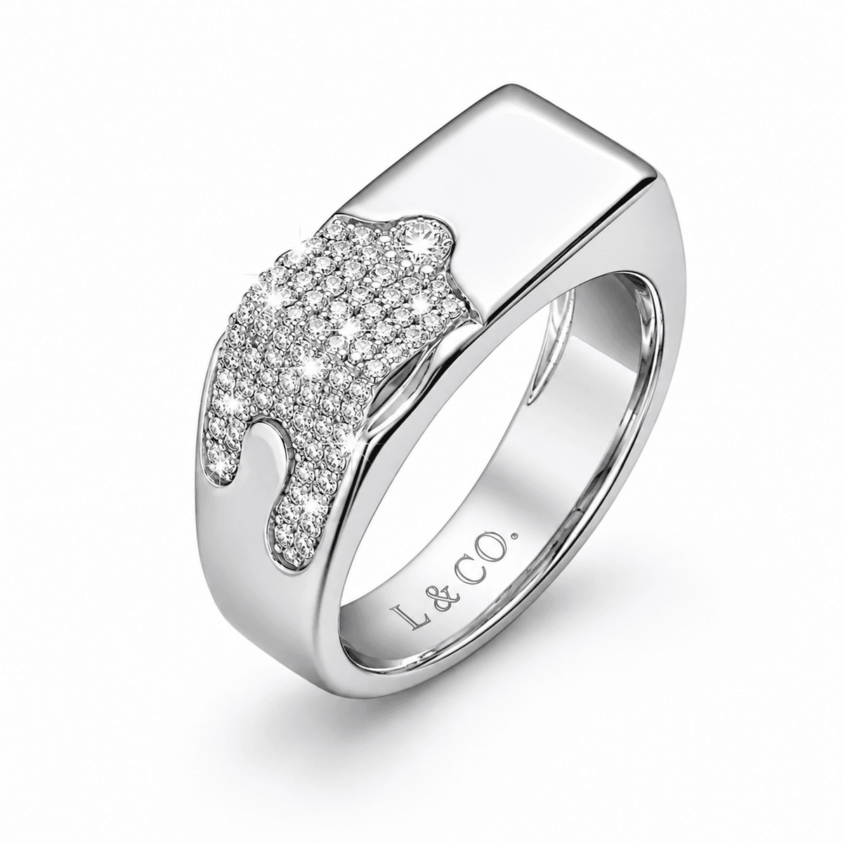 Panther Diamond Ring
