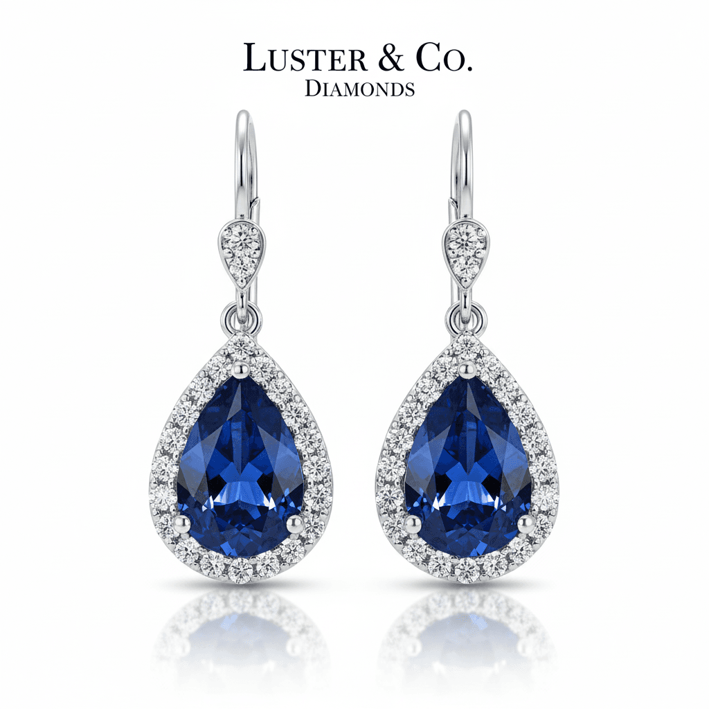 Teardrop Gemstone Earrings