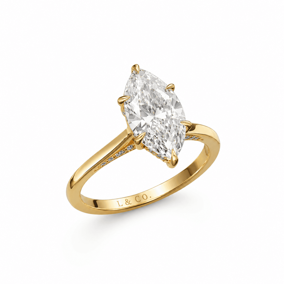The Aurelia™ Marquise Diamond Ring