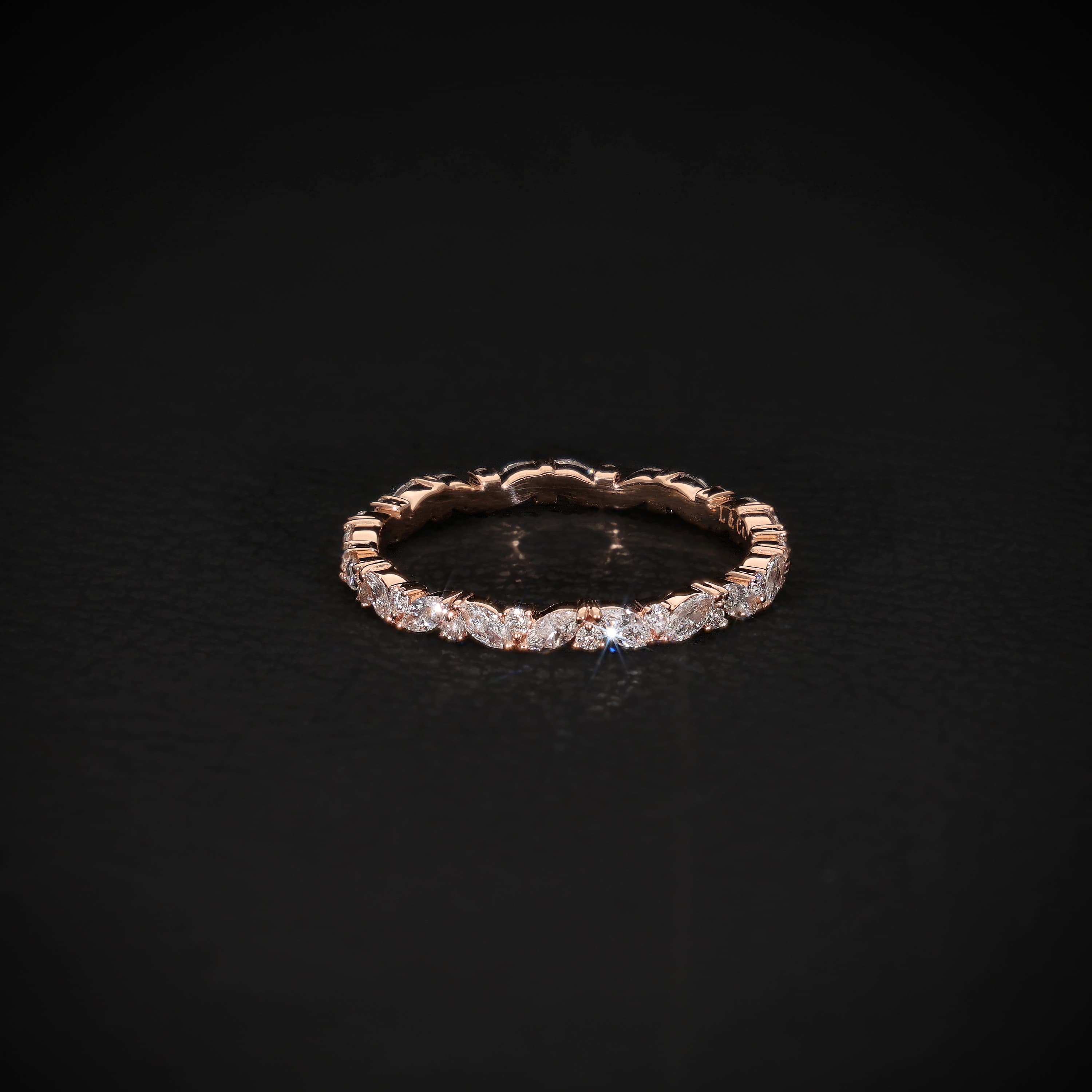 The Whispering Vine Diamond Eternity Band