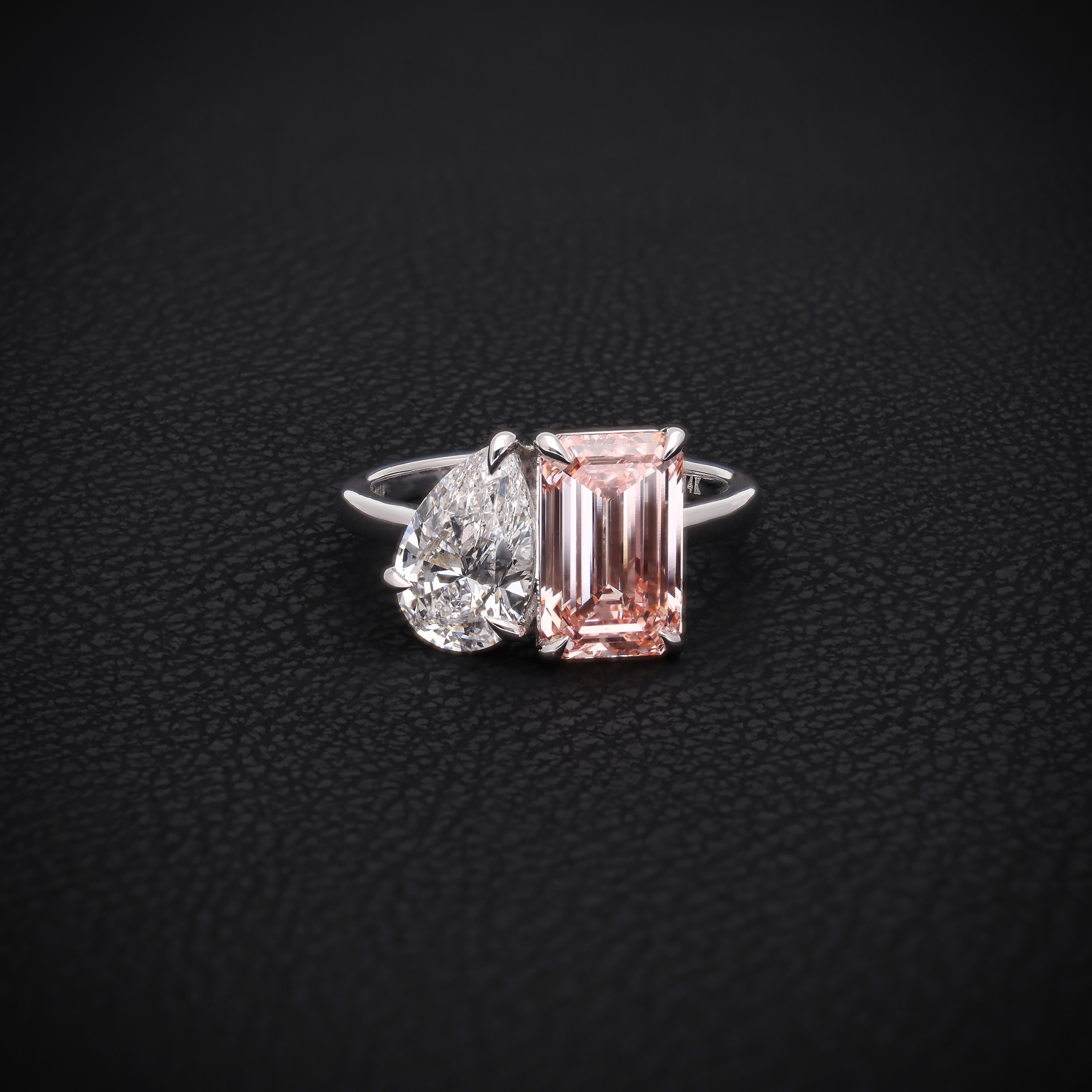 Two-Stone Fancy Diamond Ring