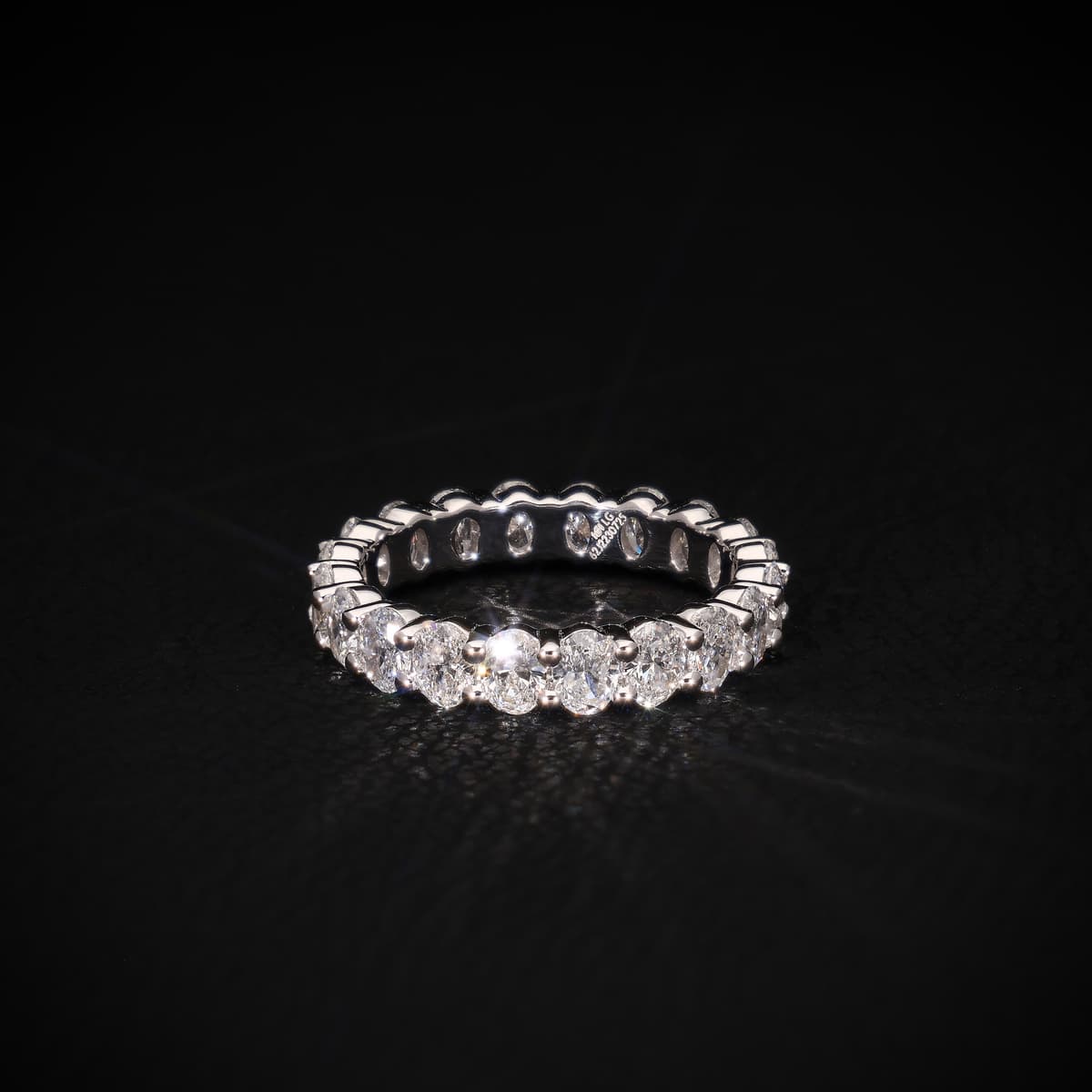 Aurelia Oval Diamond Eternity Band