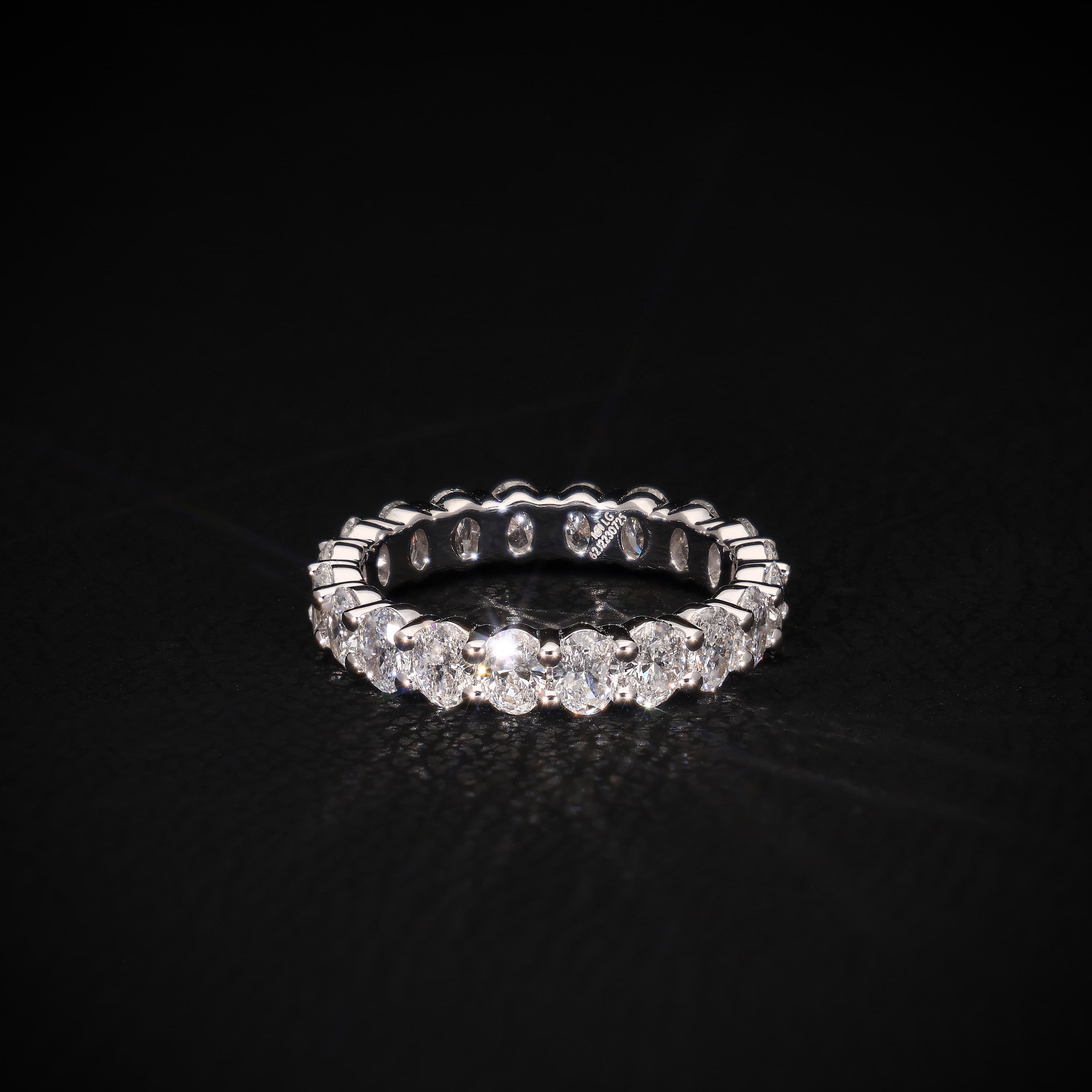 Aurelia Oval Diamond Eternity Band