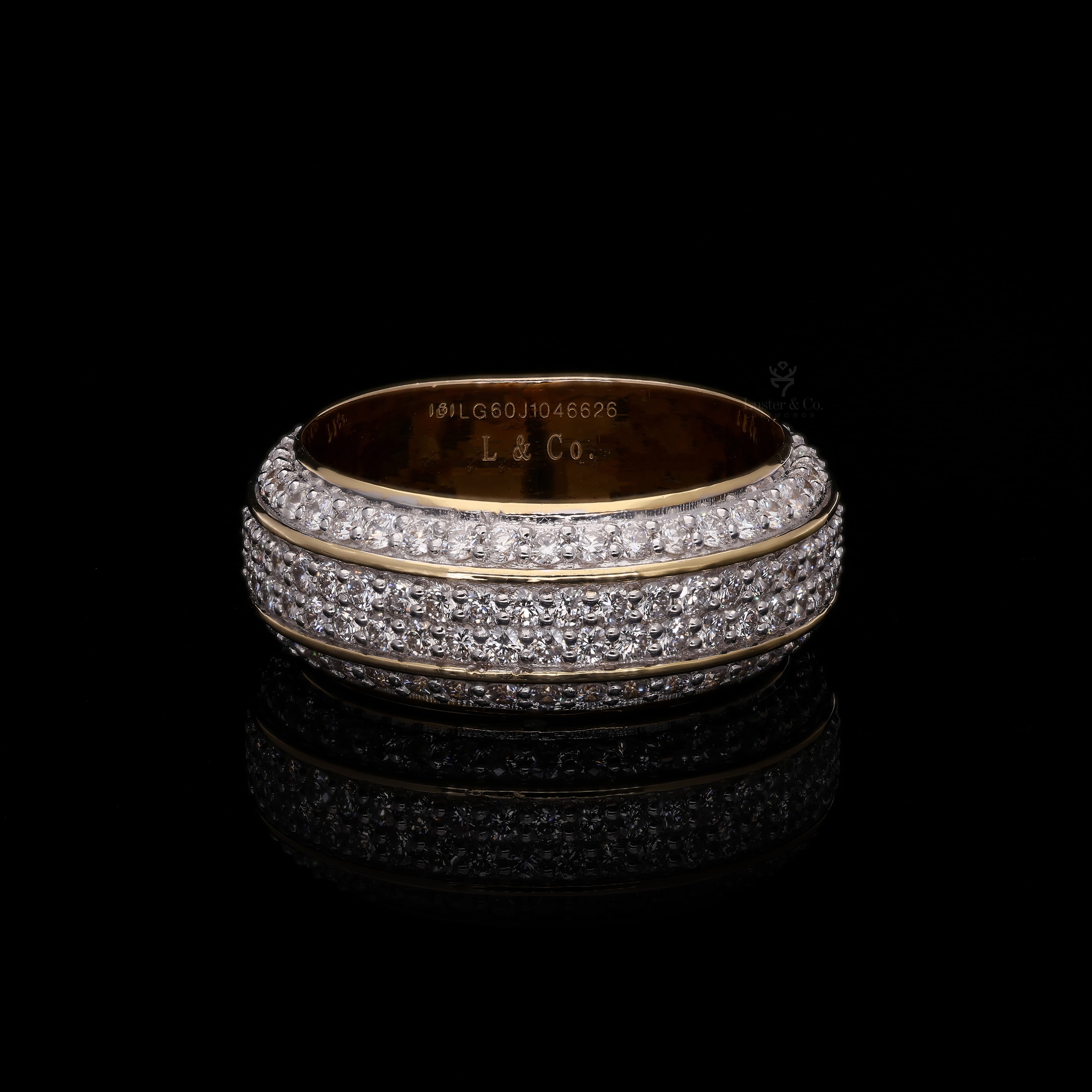 Opulence Cascade Diamond Band