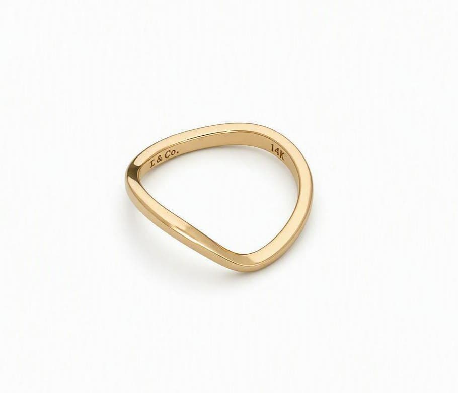 Yellow Gold Contour Band