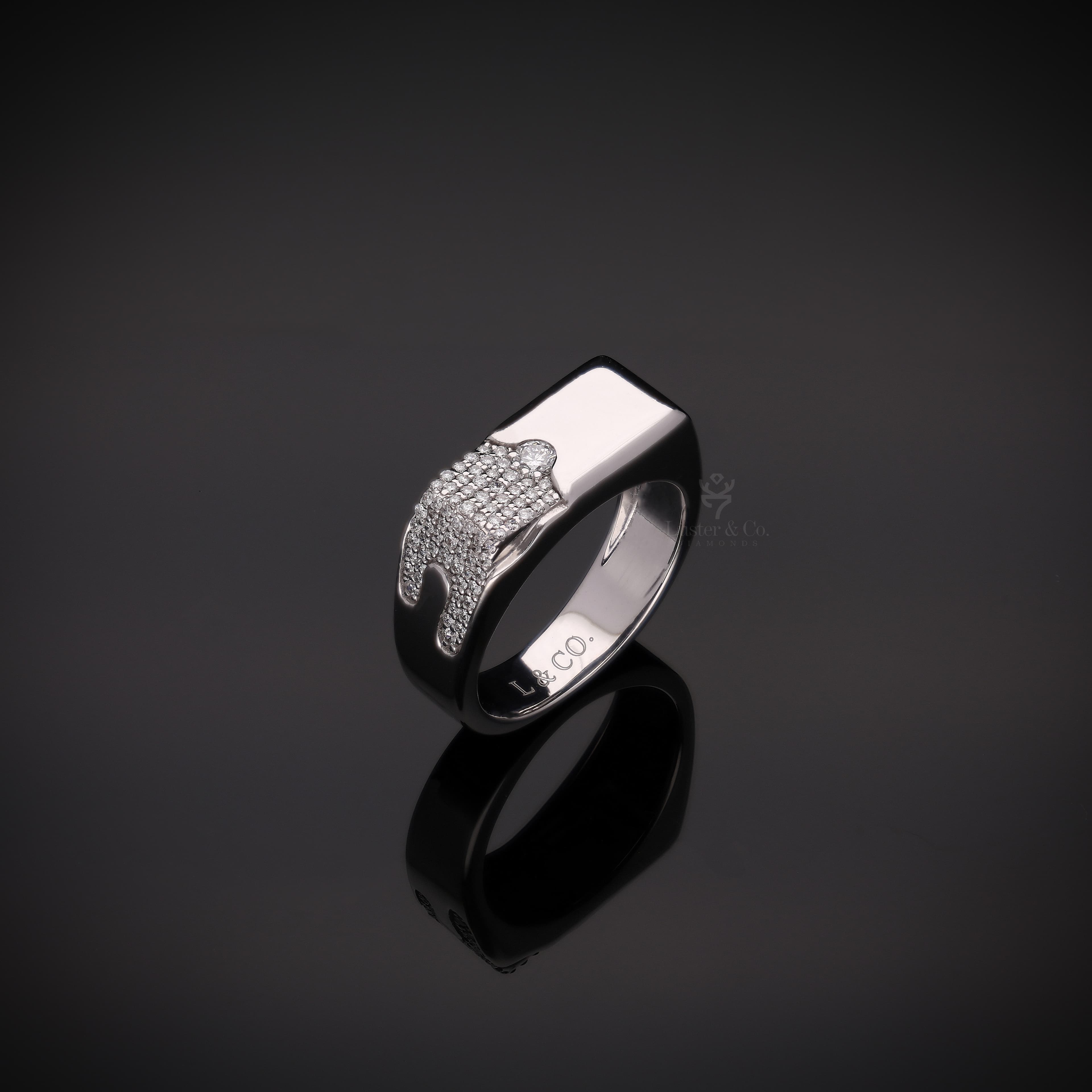 Panther Diamond Ring